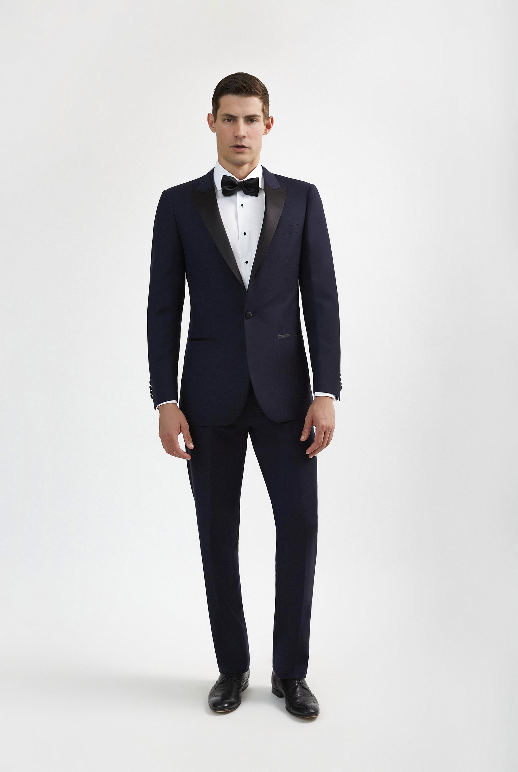Premium Black Slim Fit Tuxedo Pants with Satin Stripe – Perfect Tux